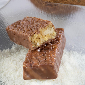 Krokante reep met kokosnoot - barre coco