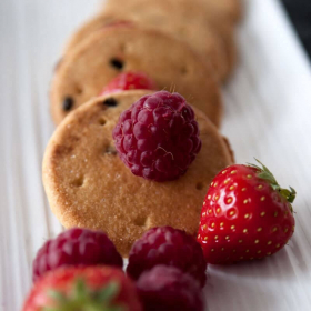 Biscuits hyperprotéinés fruits rouges