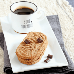 Galletas proteicas desayuno cacao con pepitas de chocolate