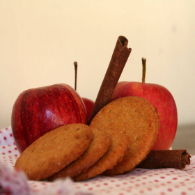 Galletas Hiperproteicas de Manzana y Canela - Biscuits Pommes Cannelle