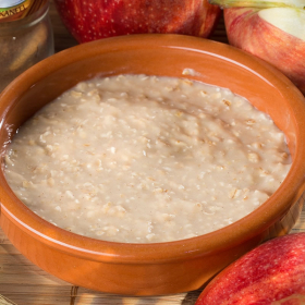 Porridge Hiperproteico Manzana Canela Copos de Avena - Gruau Pomme Cannelle