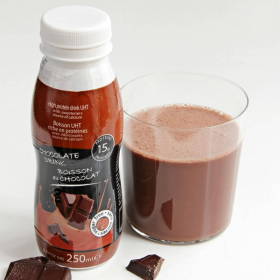 Bouteille boisson hyperprotéinée UHT 250 ml chocolat SG