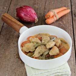 Plat cuisiné Poulet à l’Estragon et aux légumes