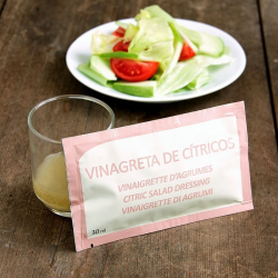 Sauce vinaigrette de régime au citron en dosette monodose 30g SG DLUO 30/4/24