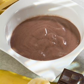 Crème hyperprotéinée banane chocolat céréales