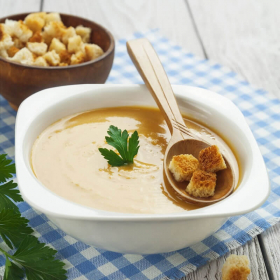 Soupe hyperprotéinée 8 légumes et croûtons