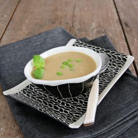 Velouté hyperprotéiné pois cassés et lardons