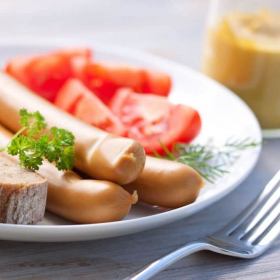 Lot de 10 sachets de 3 saucisses de Francfort protéinées