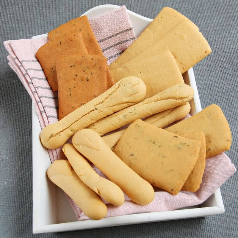 Lot Découverte 15 Sachets Biscuits Apéritifs hyperprotéinés pour régime  protéiné