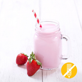 Substitut de repas milk-shake fraise SANS GLUTEN