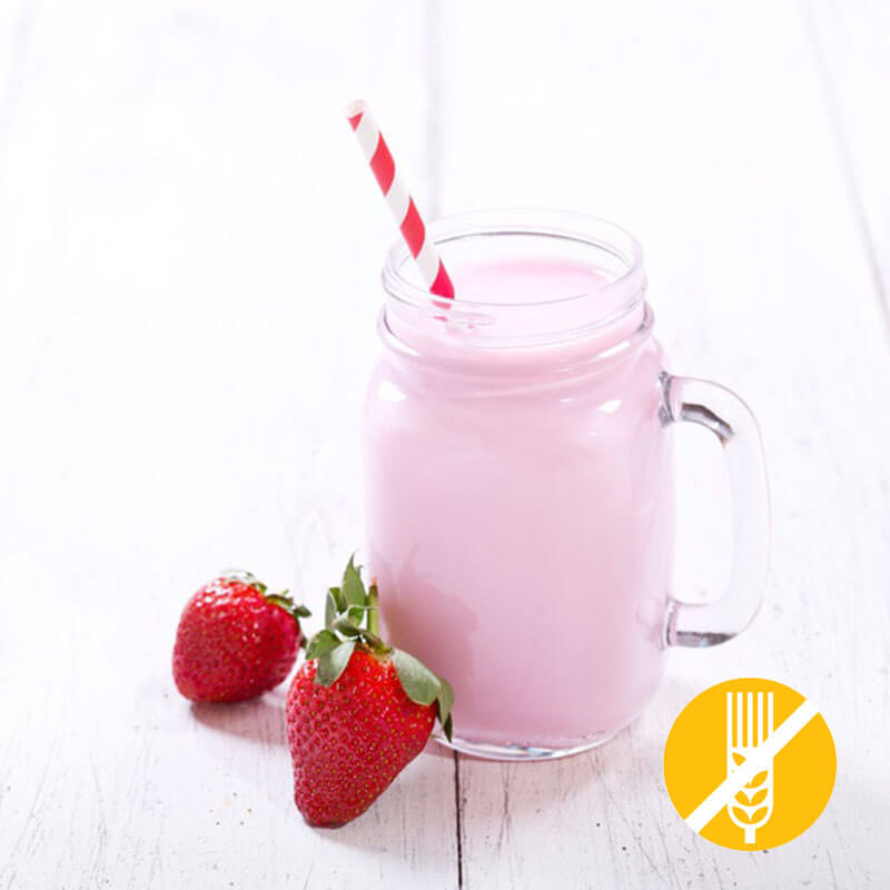 Substitut Repas Milk-Shake Banane Sans gluten pour régime hyperprotéiné  minceur