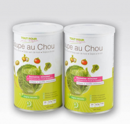 Soupe au Chou et Actifs Minceur  lot de 2 pots