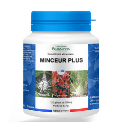 Minceur plus 120 gélules de 520 mg complément alimentaire