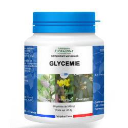 Complexe Glycémie 60 gélules végétales de 545mg complément alimentaire 