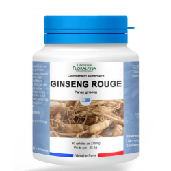 Ginseng rouge 60 gélules de 375mg complément alimentaire