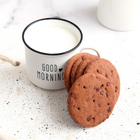 Biscuits protéinés cacao et pépites de chocolat