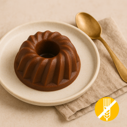 Flan hyperproteinée chocolat sans cuisson OHNE GLUTEN
