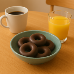 Biscuits protéinés ronds chocolat 5 pièces